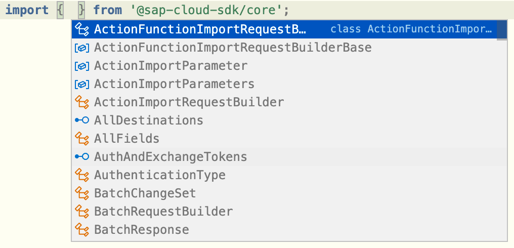 autocomplete for import from odata-v2