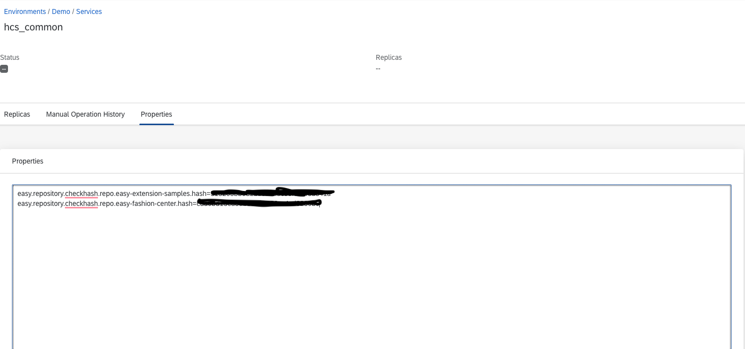 Checksum Property at Cloud Portal