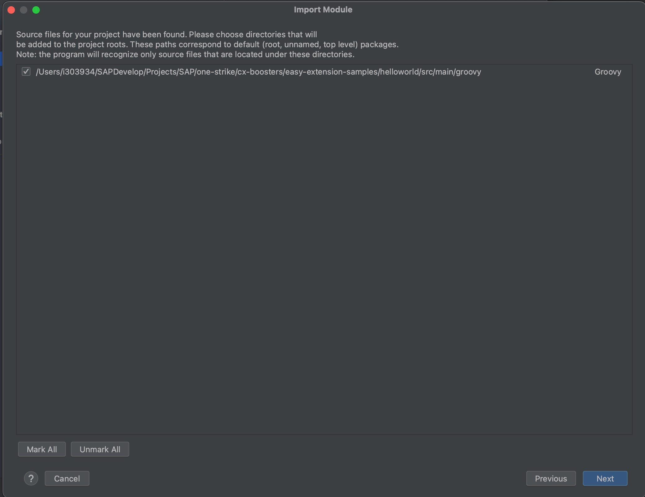 Imported Module from Existing Source