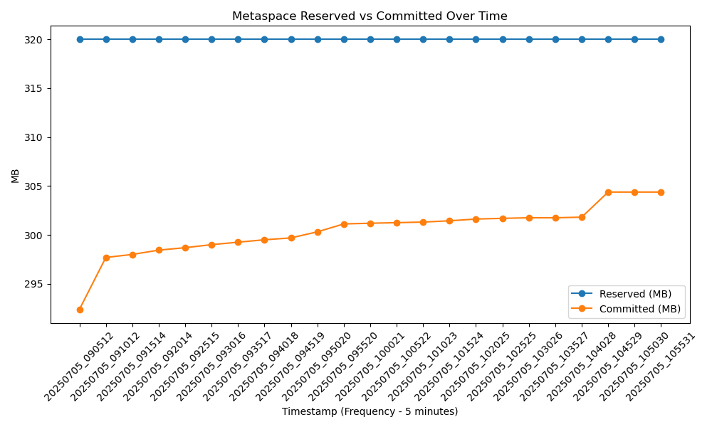 Metaspace Memory Usage