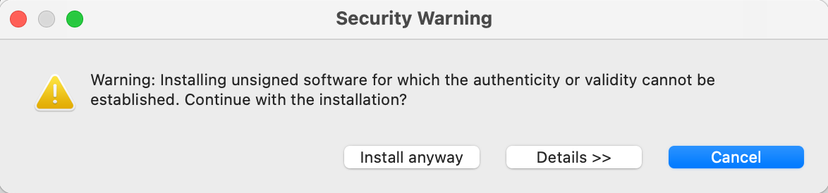 Install Anyway