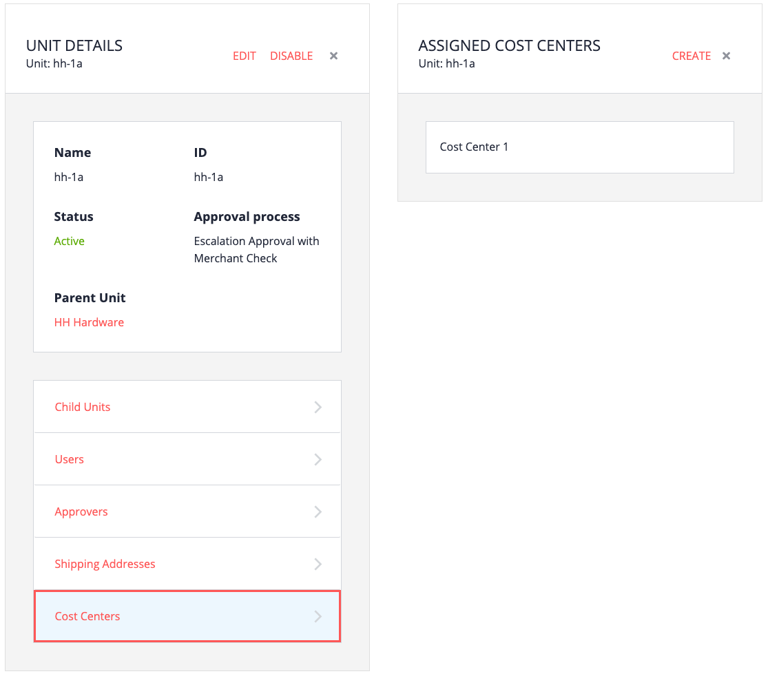 Creating a Cost Center 2